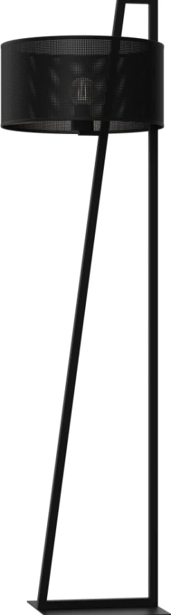 Lampa Podłogowa LOFT SHADE Czarny Klosz z Tworzywa 1xE27 150cm