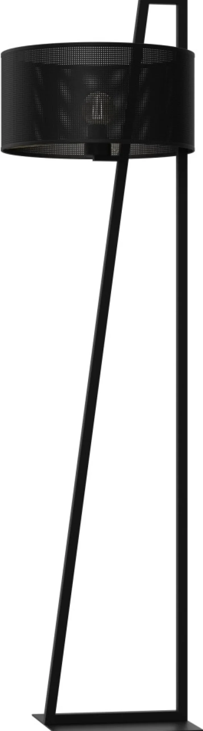 Lampa Podłogowa LOFT SHADE Czarny Klosz z Tworzywa 1xE27 150cm