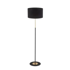 Lampa podłogowa LORD czarna złota 1xE27