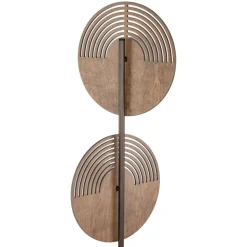 Lampa podłogowa LUNAR WOOD dąb 2xG9
