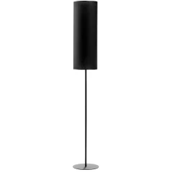 Lampa Podłogowa LUNETA Czarny Abażur 1xE27 165cm