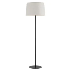 Lampa Podłogowa MAJA Czarny Beżowy Abażur 1xE27 148cm