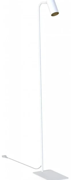 Lampa Podłogowa MONO Biały Złoty 1xGU10 130cm