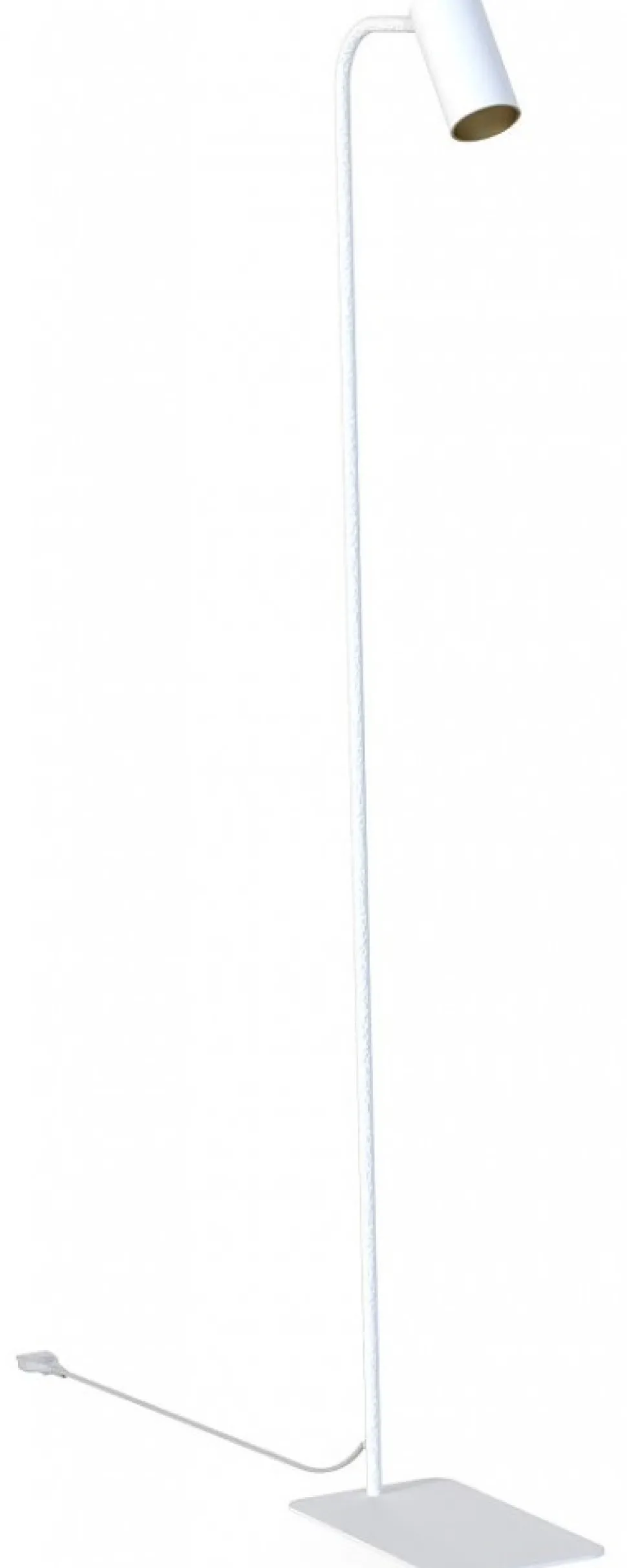 Lampa Podłogowa MONO Biały Złoty 1xGU10 130cm