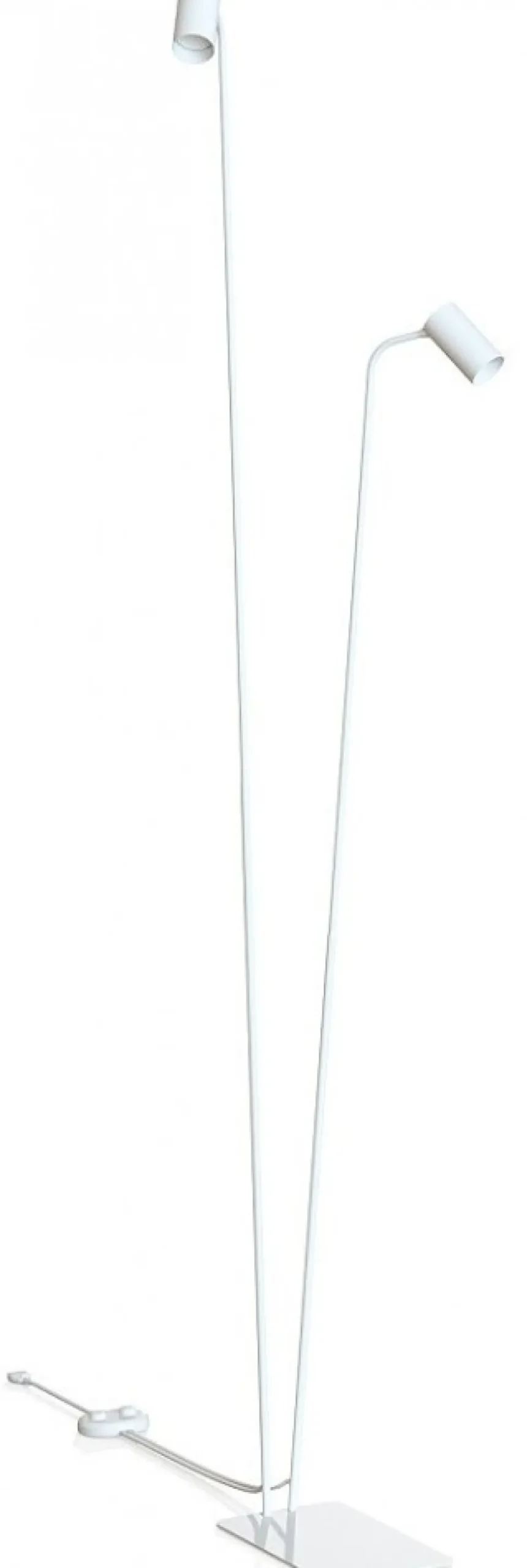 Lampa Podłogowa MONO Biały 2xGU10 216cm