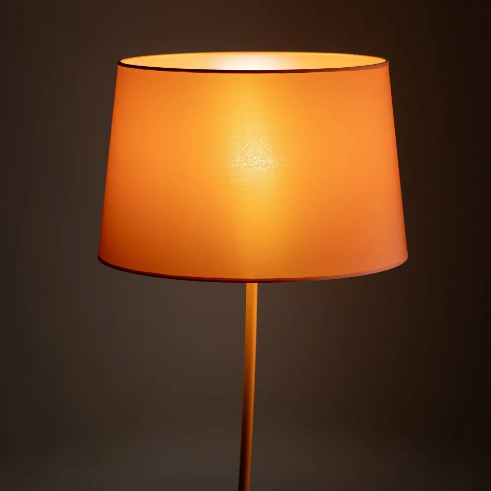 Lampa Podłogowa NICOLA Pomarańczowy Abażur 1xE27 150cm