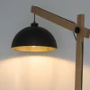 Lampa Podłogowa OSLO Czarny Metalowy Klosz 1xE27 180cm