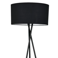 Lampa podłogowa PAVAO czarna 1xE27