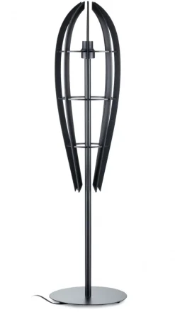 Lampa podłogowa Plywood 120 cm czarna