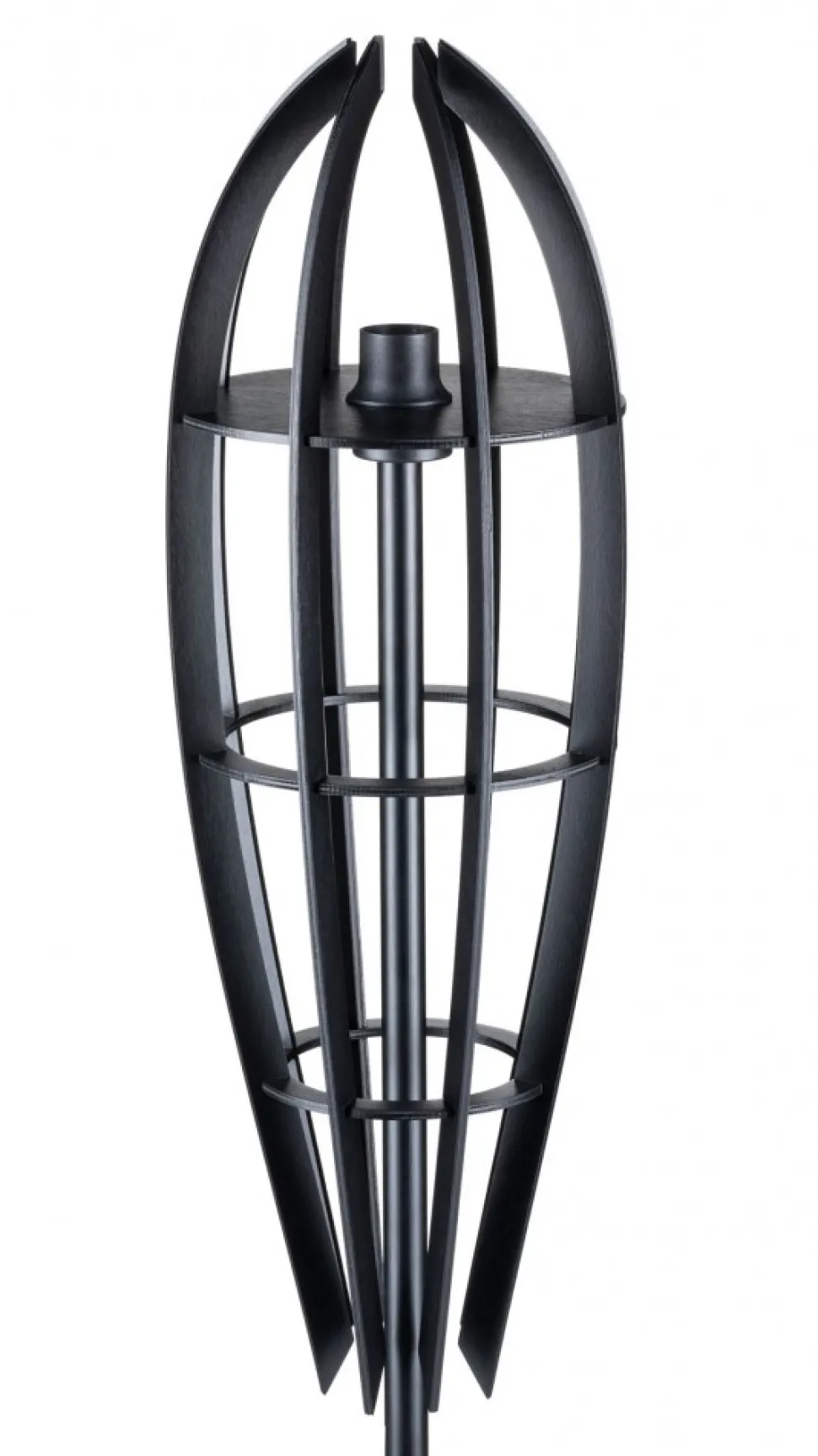Lampa podłogowa Plywood 120 cm czarna