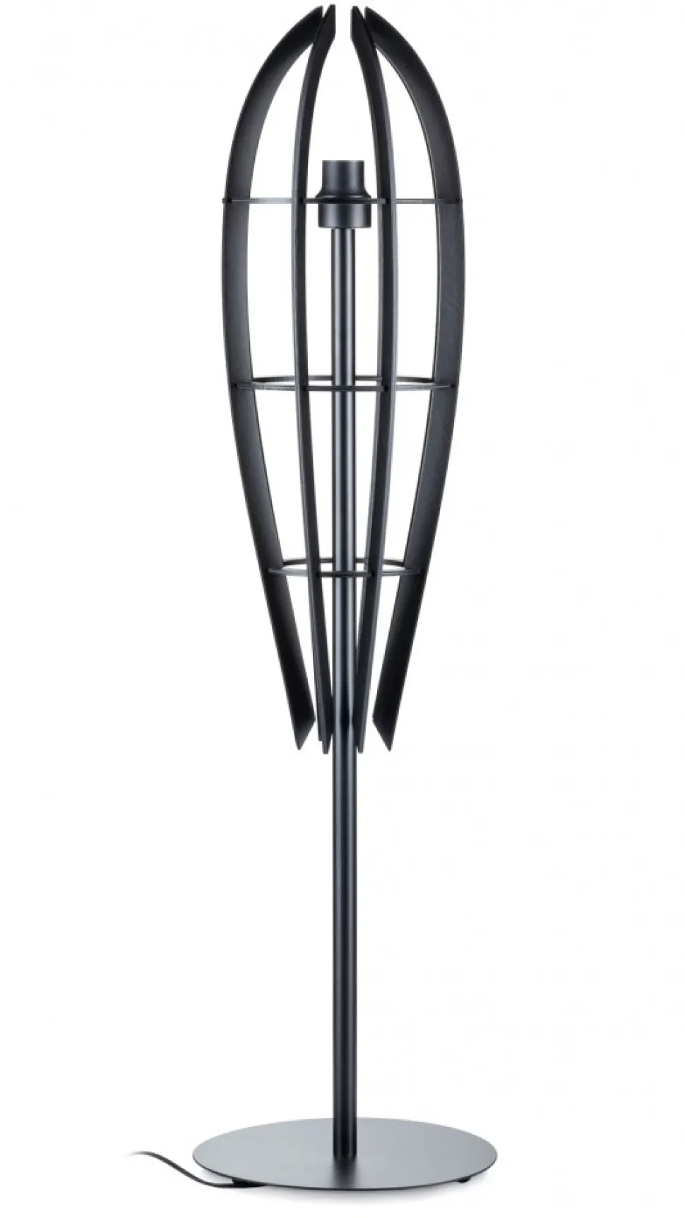 Lampa podłogowa Plywood 120 cm czarna