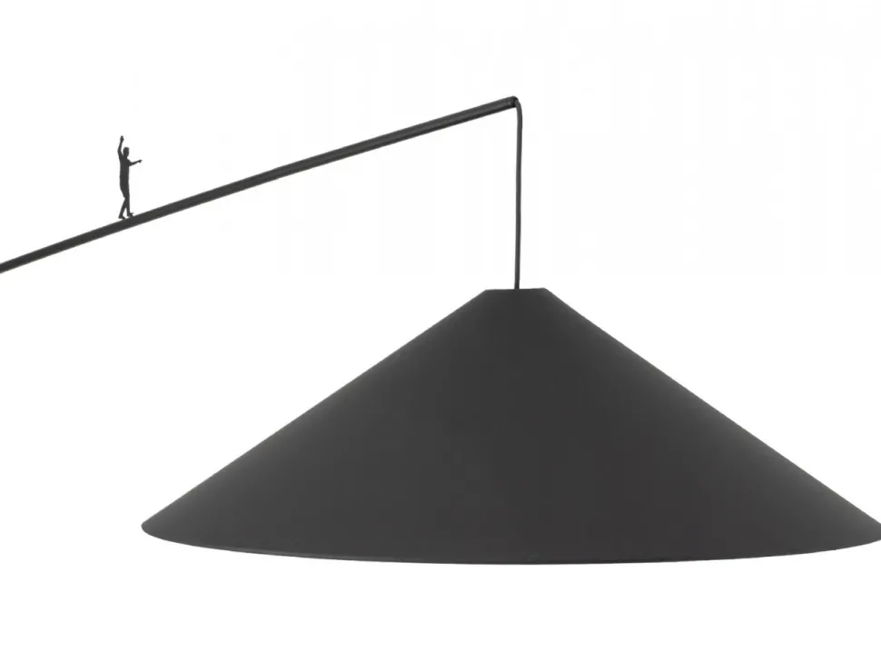 Lampa podłogowa POISE A czarna 1xE27