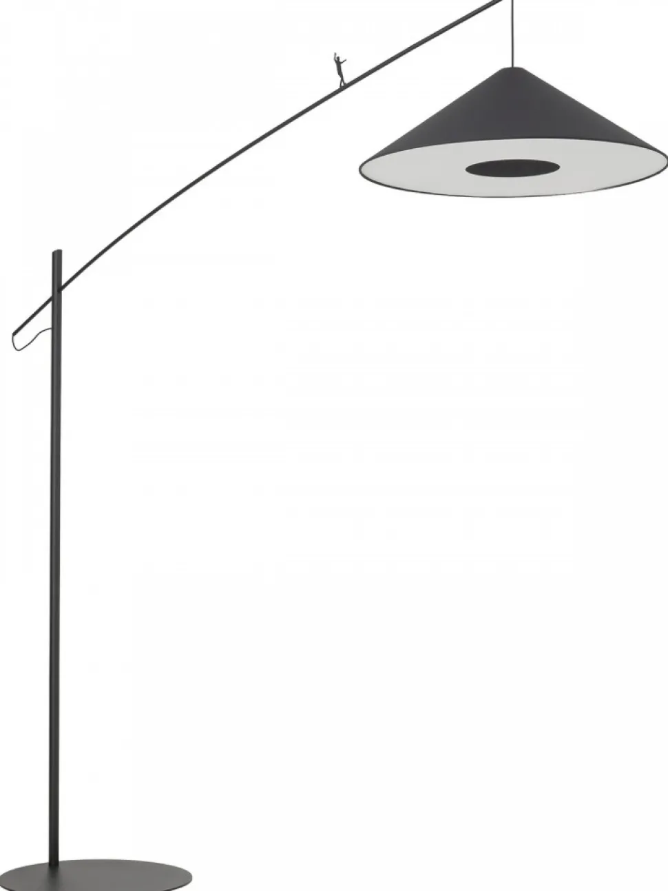 Lampa podłogowa POISE A czarna 1xE27