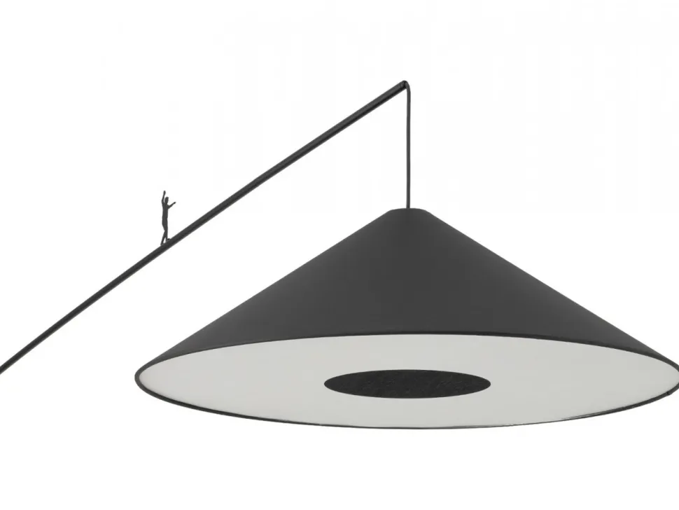 Lampa podłogowa POISE A czarna 1xE27