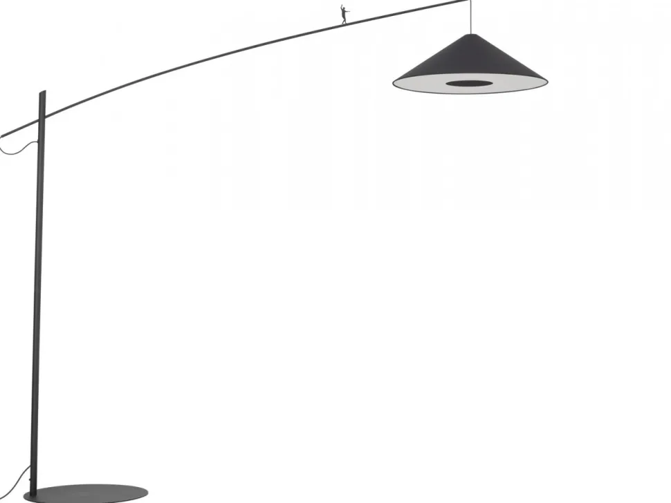 Lampa podłogowa POISE A czarna 1xE27