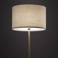 Lampa podłogowa SANTANA kremowa 1xE27