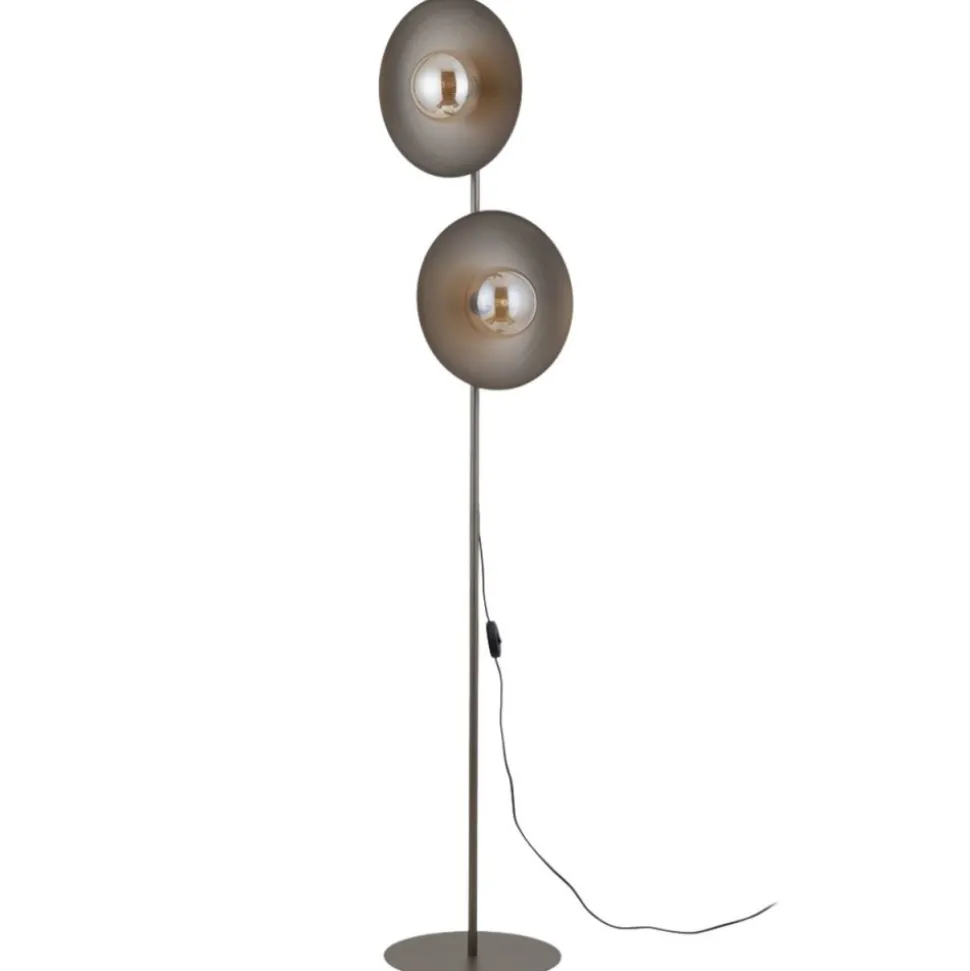 Lampa podłogowa SLATE NEW brązowa 2xG9