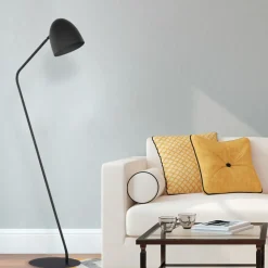Lampa Podłogowa SOHO Czarny Metalowy Klosz 1xE27 150cm