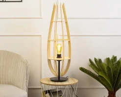 Lampa podłogowa stojąca BOHO PLYWOOD