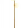 Lampa Podłogowa TAIDA Złoty Biały Szklane Klosze 4xG9 151 cm