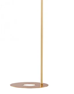 Lampa Podłogowa TAIDA Złoty Biały Szklane Klosze 4xG9 151 cm