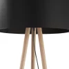 Lampa Podłogowa TOKYO Brązowy Czarny Abażur 1xE27 148cm