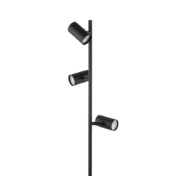 Lampa podłogowa TOP czarna 3xGU10