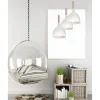 Lampa potrójna industrialna Noak Wood