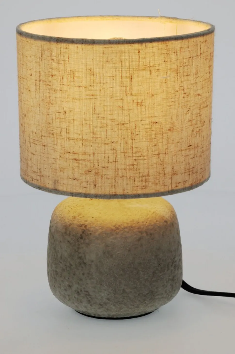 Lampa stołowa beżowa 21,5 cm