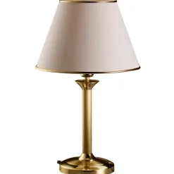 Lampa stołowa CLASSIC mosiądz satynowany 1xE27