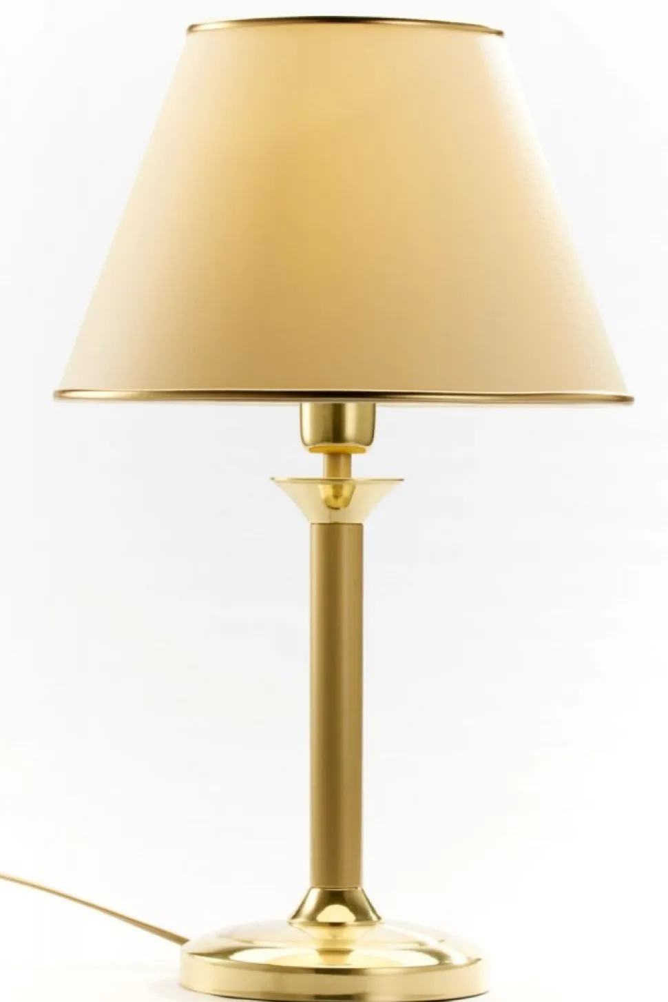 Lampa stołowa CLASSIC mosiądz satynowany 1xE27