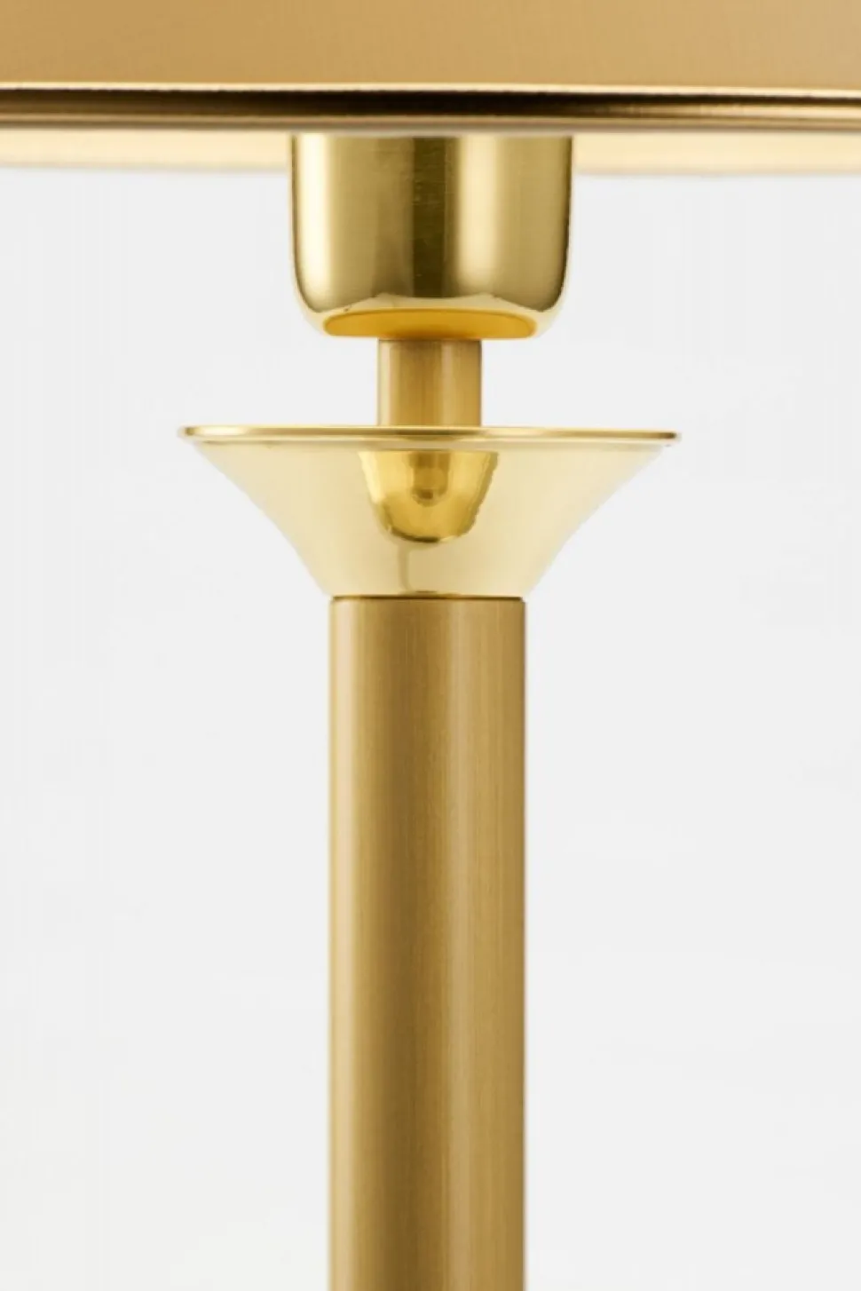 Lampa stołowa CLASSIC mosiądz satynowany 1xE27