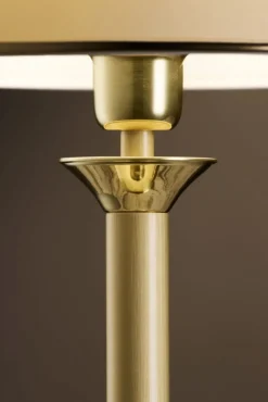 Lampa stołowa CLASSIC mosiądz satynowany 1xE27