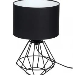 Lampa stołowa COLIN BLACK 1xE27