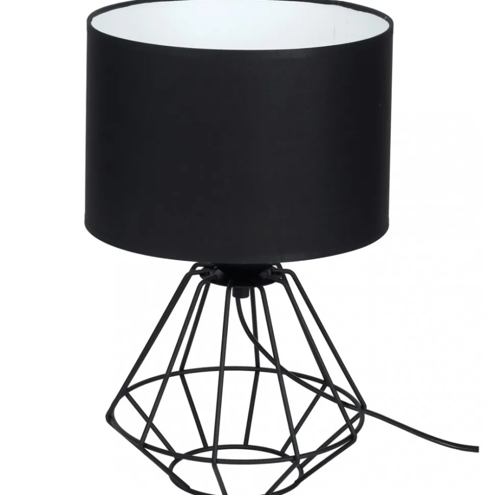 Lampa stołowa COLIN BLACK 1xE27
