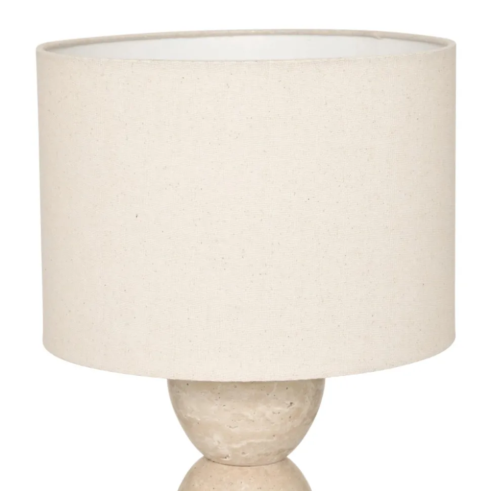 Lampa stołowa Erin beżowy marmur