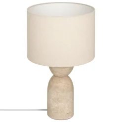 Lampa stołowa Erin beżowy marmur