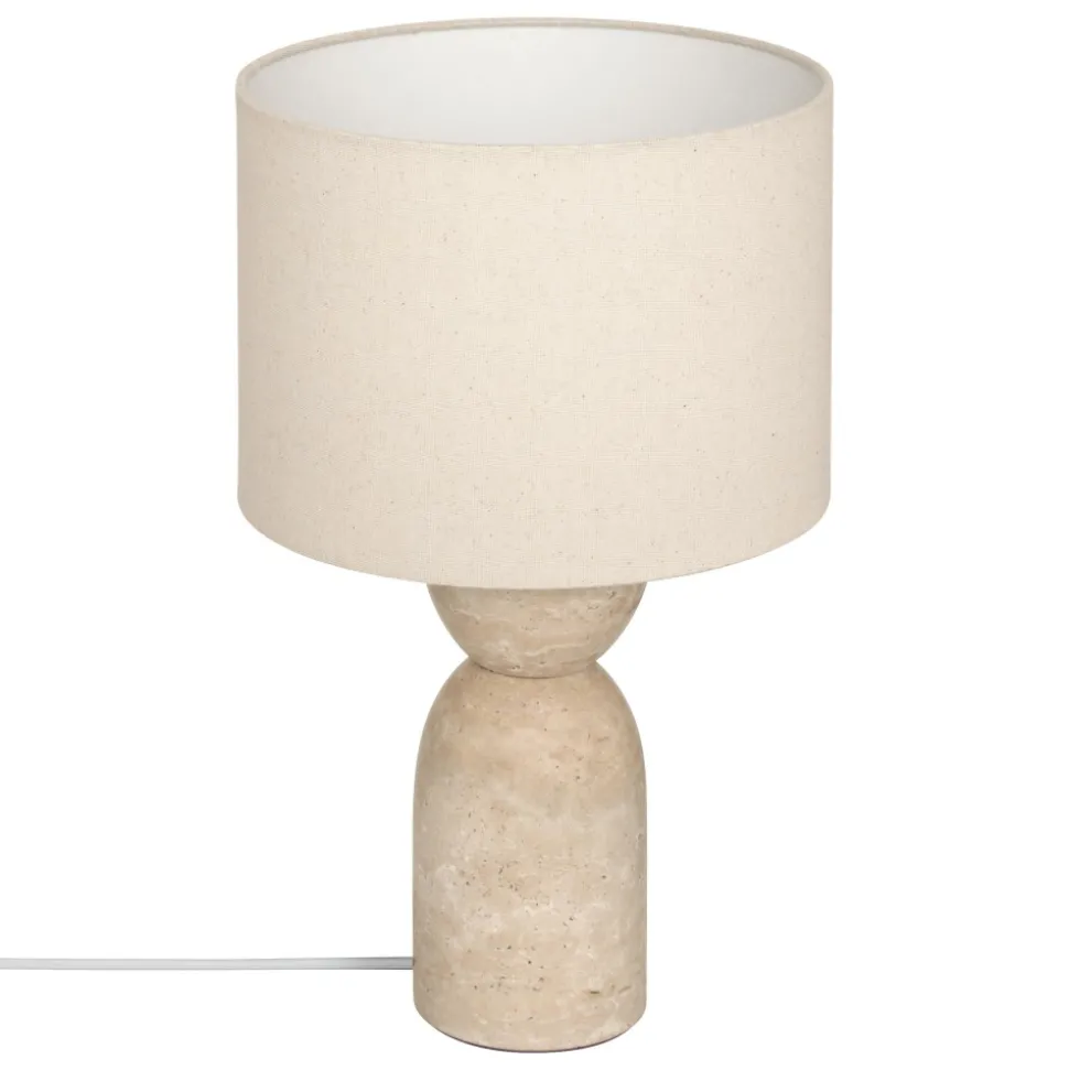 Lampa stołowa Erin beżowy marmur