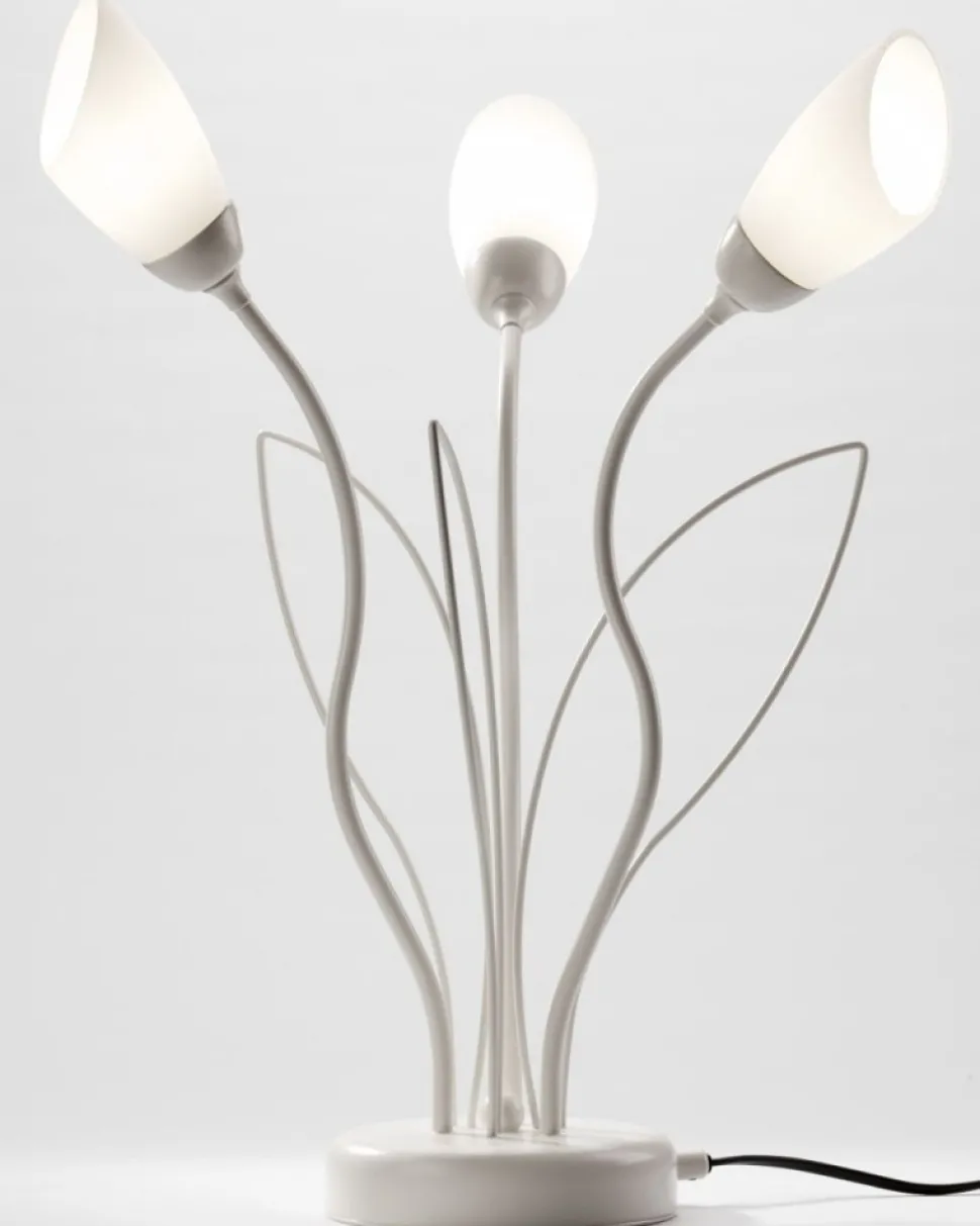 Lampa stołowa GLORIOSA szara 3xG9
