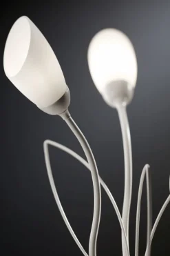 Lampa stołowa GLORIOSA szara 3xG9