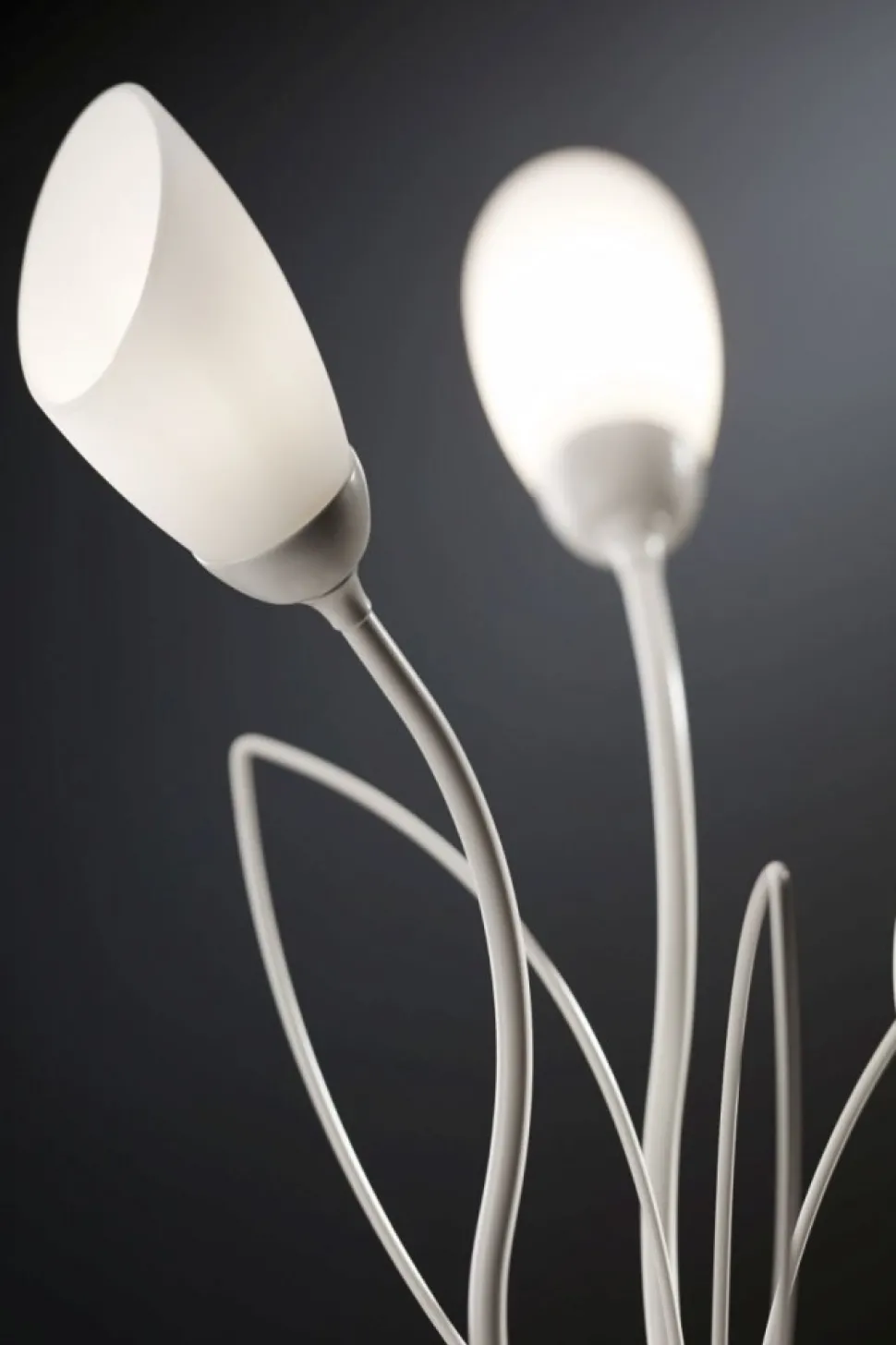 Lampa stołowa GLORIOSA szara 3xG9