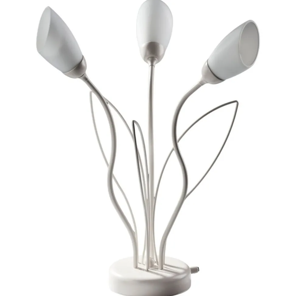 Lampa stołowa GLORIOSA szara 3xG9