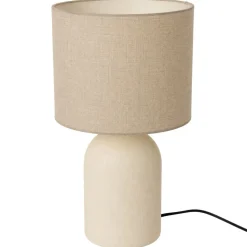 Lampa stołowa jasny beż h45,5 cm