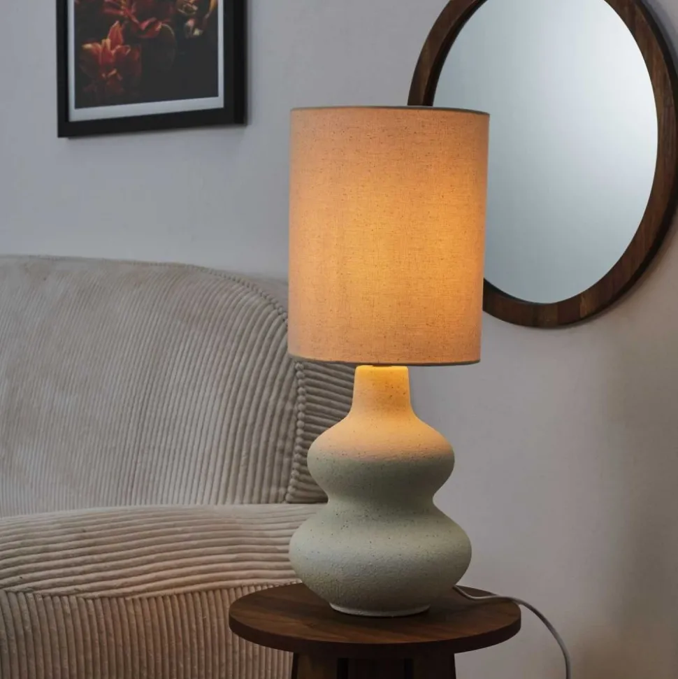 Lampa stołowa LUMA kremowa 50 cm