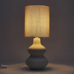 Lampa stołowa LUMA kremowa 50 cm