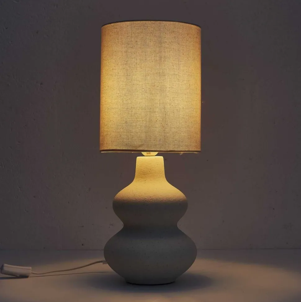 Lampa stołowa LUMA kremowa 50 cm