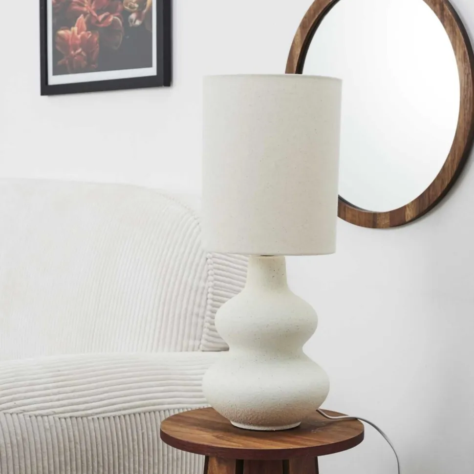 Lampa stołowa LUMA kremowa 50 cm