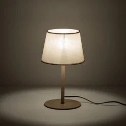 Lampa stołowa MAJA sabia beżowa 1xE27