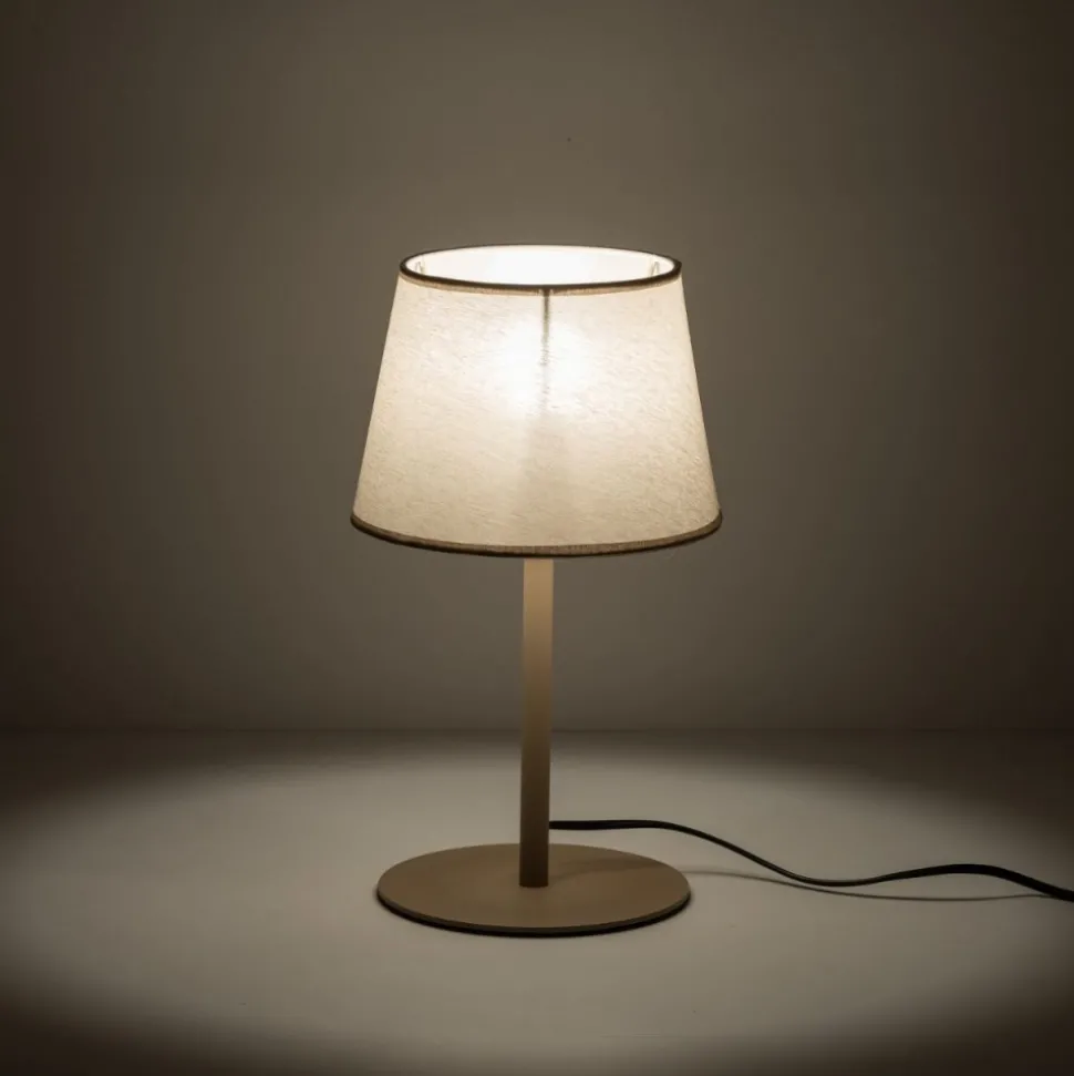 Lampa stołowa MAJA sabia beżowa 1xE27