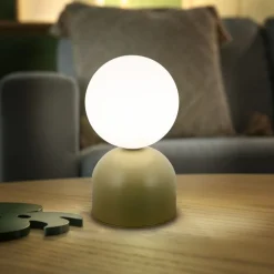 Lampa stołowa MIKI pistacjowa 1xG9